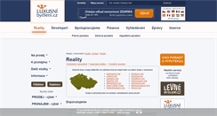 Desktop Screenshot of luxusnibydleni.cz
